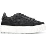 Casadei woven off-road sneakers - Black