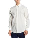 CASAMODA Men's 005335 Loose Fit Classic Long Sleeve Dress Shirt - Off-White (Champagner 62) - 46 cm