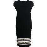 Naisten Mustat Tweed Koon XL Lyhythihaiset Chanel O -kaula-aukkoiset Lyhythihaiset mekot alennuksella 