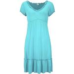 Cheer Women's Empire Opaque Dress Turquoise Turquoise 10 - Turquoise - 14