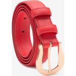 CHIARA Classic Palmellato Leather Belt Imperial Red