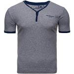 Cipo & Baxx Men's Short Sleeve T-Shirt - Grey - Grau (GREY MELANGE 328) - X-Large