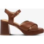 Naisten Ruskeat Koon 41 Clarks Korkeakorkoiset sandaalit kesäkaudelle 7-9cm koroilla 