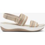 Naisten Beiget Tekstiilistä valmistetut Koon 41 Tarralliset Clarks Stroll Sandaalit kesäkaudelle 3-5cm koroilla 
