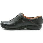 Clarks Un Loop Black Leather 203128374040, Women's Slip-On Shoes - Black, 4 UK