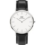 Classic 40 Sheffield S White Accessories Watches Analog Watches Silver Daniel Wellington