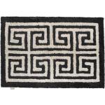Mustat Klassiset Tekstiilistä valmistetut Koon 60x90 Kuviolliset matot 