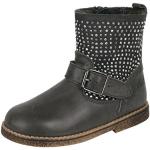 Clic. Girls Cl 8881 de Fashion Ankle Boots With Rhinestone Crystals Grey Size: 8.5 Child UK