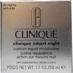Clinique Smart Night Custom Repair Moisturizer Antiage Seche A Mixte 50ml Cream Harmaa