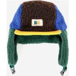 Color Block Blue Sheepskin Chapka Accessories Headwear Hats Winter Hats Vihreä Bobo Choses Ehdollinen Tarjous