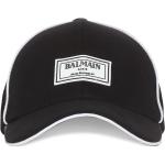 Balmain logo-patch cap - Black