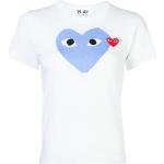 Comme Des Garçons Play heart print T-shirt - White