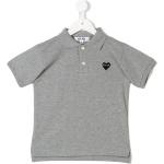 Comme Des Garçons Play Kids heart polo shirt - Grey