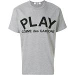 Comme Des Garçons Play printed logo T-shirt - Grey