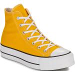 Naisten Keltaiset Casual-tyyliset Koon 36 Converse Chuck Taylor Vapaa-ajan kengät 3-5cm koroilla alennuksella 