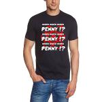 Coole-Fun-T-Shirts T-Shirt Penny ? Knock Knock - Big Bang Theory Vintage, navy, L, 10751_navy_GR.L