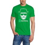 Coole-Fun-T-Shirts T-Shirt with "Heisenberg Head" Logo Green green Size:Small