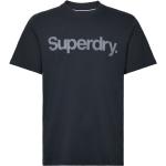 Miesten Laivastonsiniset Koon M Lyhythihaiset SUPERDRY Logo-t-paidat 