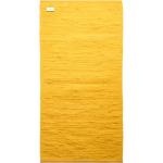 Cotton Home Textiles Rugs & Carpets Cotton Rugs & Rag Rugs Yellow RUG SOLID