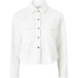 Cream - Farkkutakki crIrene Shirt Jacket - Valkoinen - 34/36