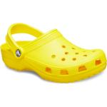 Naisten Keltaiset Casual-tyyliset Tekokuituiset Koon 36 Slip on -malliset Kevyet Crocs Classic Pistokkaat 