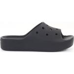 Naisten Mustat Klassiset Slip on -malliset Kevyet Crocs Classic Korkeakorkoiset sandaalit alennuksella 