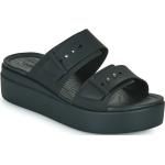 Naisten Mustat Koon 37 Slip on -malliset Crocs Pistokkaat 5-7cm koroilla alennuksella 