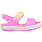 Vauvojen Vaaleanpunaiset Kumiset Koon 25 Tarralliset Crocs Sandaalit alennuksella 
