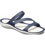 Naisten Valkoiset Casual-tyyliset Slip on -malliset Kevyet Crocs Sandaalit alennuksella 
