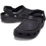 Miesten Mustat Casual-tyyliset Nahkaiset Soljelliset Hengittävät Crocs Yukon Vapaa-ajan kengät 