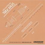 Croozer Thru Axle Adapter 1.50 Mm Hopeinen 12 x 172/178 mm