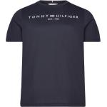 Naisten Laivastonsiniset Koon 4 XL Lyhythihaiset Tommy Hilfiger Logo-t-paidat 