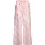 Naisten Vaaleanpunaiset Popliinikankaiset Koon M Rotate Leveälahkeiset housut 