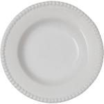 Valkoiset Kivitavarasta valmistetut Syvät lautaset läpimitaltaan 26cm alennuksella 