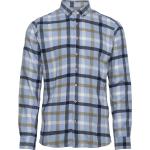 Dean Check Gr.40 Tops Shirts Casual Blue Kronstadt