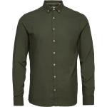 Dean Diego Cotton Shirt Tops Shirts Casual Khaki Green Kronstadt
