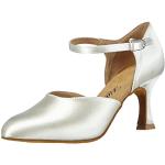 Diamant Women's Bridal Shoes Standard Dance Shoes 051-085-092 Standard & Latin, White, 41 1/3 EU