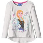 Disney Girl's Frozen Forever Sister Long Sleeve T-Shirt, White, 4 Years