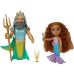 Disney The Little Mermaid - 6" Petite Ariel And Triton Set Toys Playsets & Action Figures Movies & Fairy Tale Characters Multi/patterned JAKKS