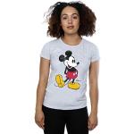 Naisten Harmaat Klassiset Koon S Disney Hiiriaiheiset O -kaula-aukkoiset O-aukkoiset t-paidat 