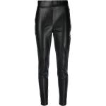 Naisten Mustat Slim- Keinonahkaiset DKNY Tiukat housut alennuksella 