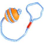 Dog toy ball with rope, koiran lelu