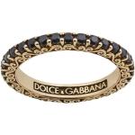 Naisten Mustat Keltakultaiset Koon 48mm Dolce&Gabbana Sormukset 
