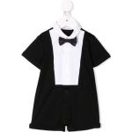 Dolce & Gabbana Kids cotton tuxedo romper - Black