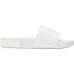 Naisten Valkoiset Polyuretaanista valmistetut Koon 41 Avokärkiset Slip on -malliset Dolce&Gabbana Pistokkaat kesäkaudelle alennuksella 