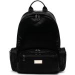 Dolce & Gabbana logo-plaque backpack - Black