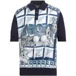 Miesten Siniset Polyamidista valmistetut Koon S Lyhythihaiset Dolce&Gabbana Lyhythihaiset pikeepaidat 