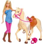 "Doll And Horse Toys Dolls & Accessories Dolls Multi/patterned Barbie"