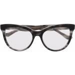 Donna Karan marbled cat-eye glasses - Grey