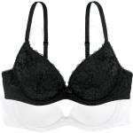Camille Super Boost Padded Push Up Black Underwire Bra